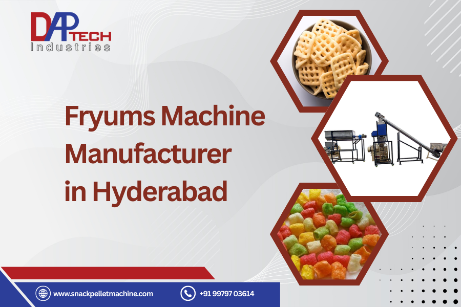 Fryums Machine Manufacturer in Hyderabad