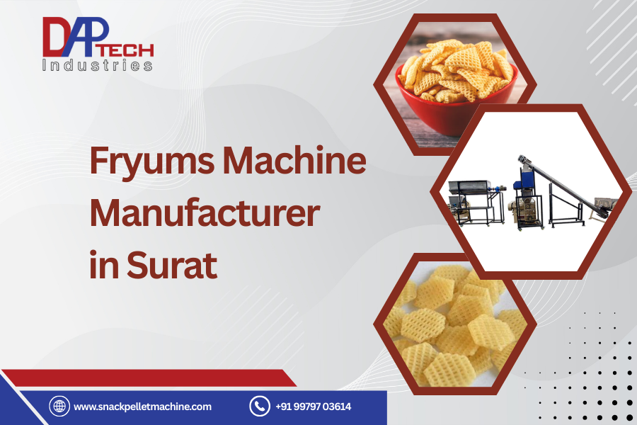 Fryums Machine Manufacturer in Surat