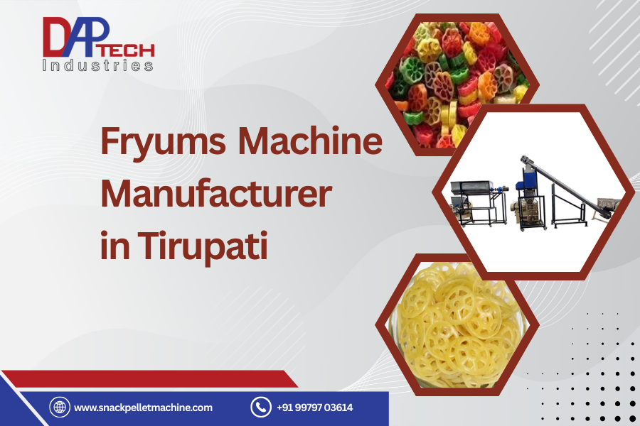 Fryums Machine Manufacturer in Tirupati
