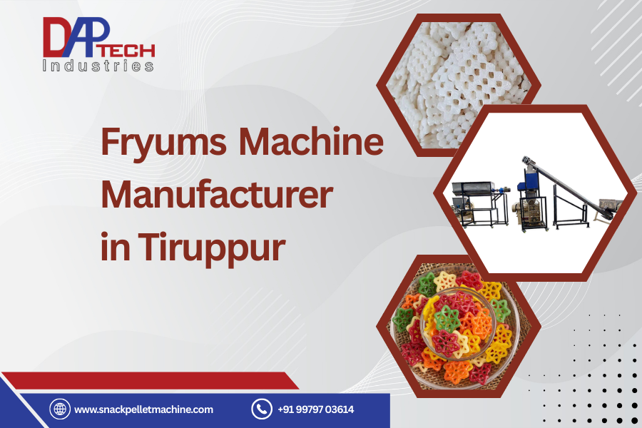 Fryums Machine Manufacturer in Tiruppur