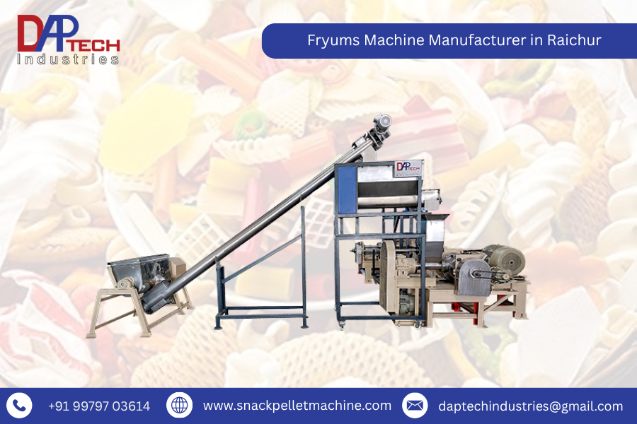 Fryums Machine Manufacturer in Raichur